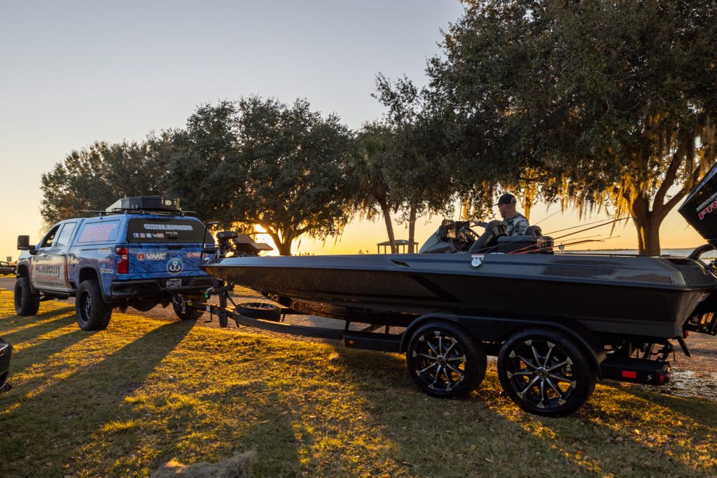 Jacob Wheeler In An iKon Bass Boat